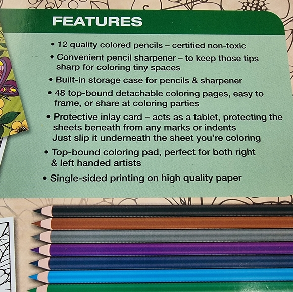 Botanical Garden Coloring Book for Adults Color your way to calm - Picture 7 of 7